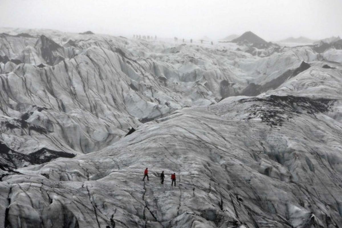 Menyaksikan fenomena mencairnya gletser di Islandia capai 1 km