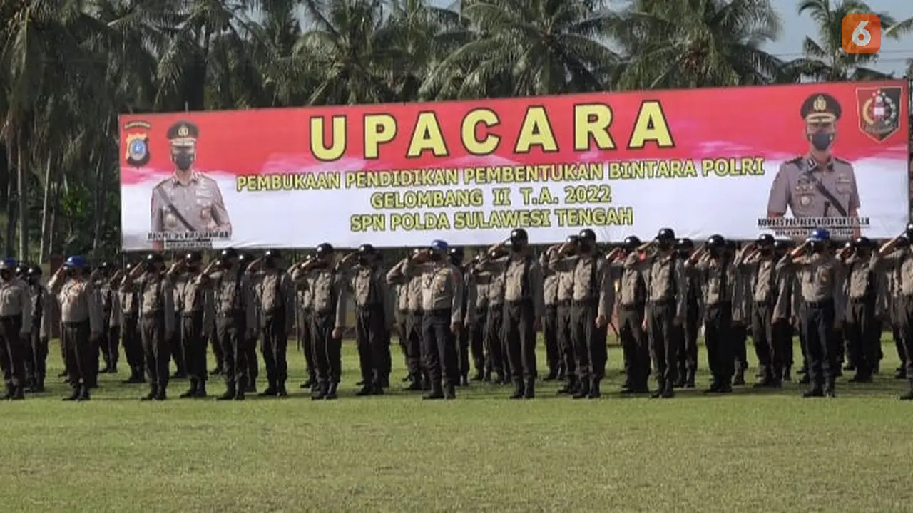 pembukaan Diktuba Polri di SPN Polda Sulteng
