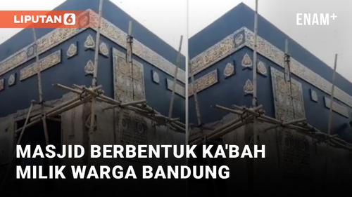VIDEO: Rindu Mekkah, Warga Bandung Barat Bangun Masjid Berbentuk Ka'bah