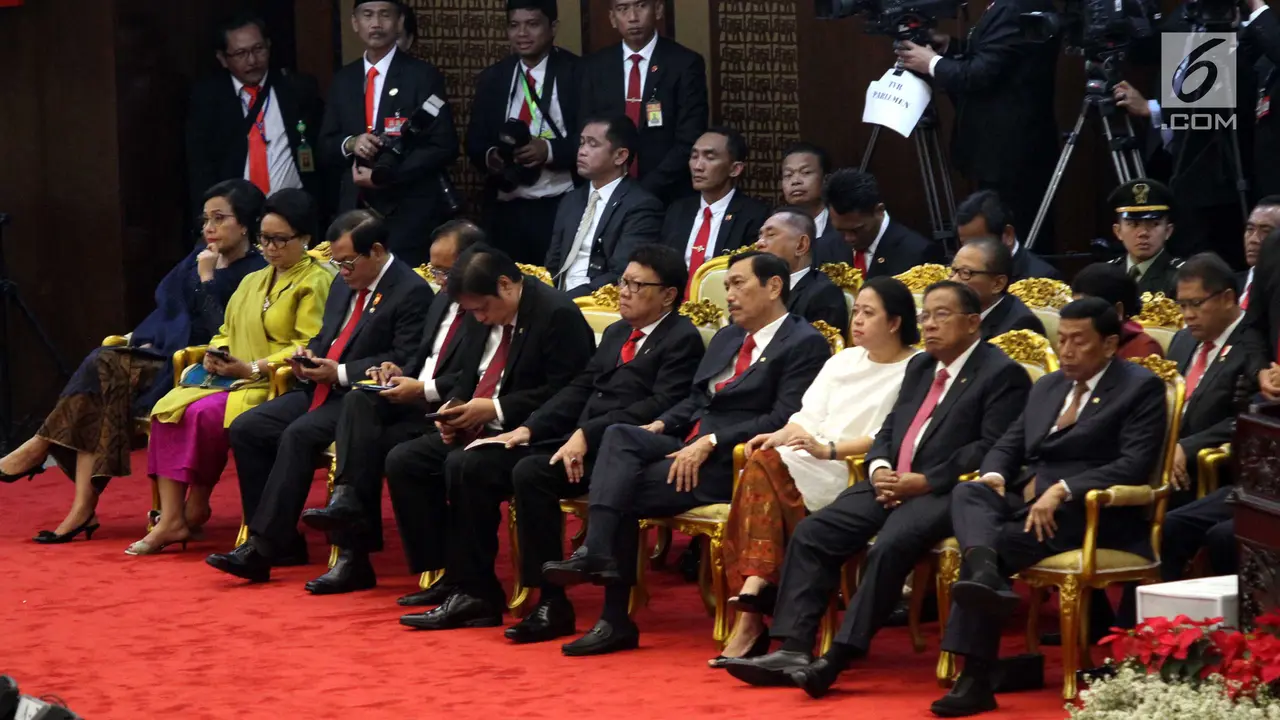 Tokoh Politik hingga Pejabat Tinggi Negara Hadiri Sidang Tahunan MPR