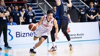 Abraham Damar Grahita membela timnas basket Indonesia pada kualifikasi FIBA Asia Cup. (Dok Perbasi)