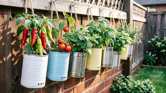 Ide Kebun Gantung dari Barang Bekas yang Hasilnya Melimpah (AI)