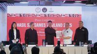Konferensi Pers NOC Indonesia di Jakarta, Rabu (24/12/2025). (Bola.com/M. Iqbal Ichsan)