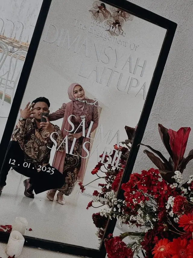 Salma Salsabil Resmi Dilamar Dimansyah Laitupa (Instagram/@dimansyahlaitupa)