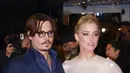 Sebelumnya Amber Heard menuding sang suami melakukan kekerasan dalam rumah tangga. (AFP/Bintang.com) 