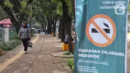 Pengesahan aturan ini untuk menciptakan kesehatan lingkungan bagi seluruh masyarakat Jakarta menyusul 469 kabupaten/kota di Indonesia yang telah memiliki Perda KTR. (Liputan6.com/Angga Yuniar)