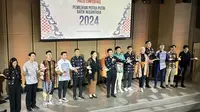 Jumpa pers Pemilihan Putra Puri Batik Nusantara (PPBN) inisiasi Ikatan Pencinta Batik Nusantara (IPBN) di Galeri Indonesia Kaya, Jakarta Pusat, 13 Agustus 2024. (Liputan6.com/Asnida Riani)