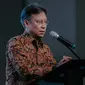 Wakil Menteri BUMN Budi Gunadi Sadikin memberi sambutan di Jakarta Energy Forum 2020, Jakarta (2/3/2020). Acara ini bertema ‘The Future of Energy’ yang re-inisiasi mengembangkan kolaborasi berkelanjutan dengan Pemerintah, Korporasi, Institusi Keuangan dan Pendidikan. (Liputan6.com/Faizal Fanani)