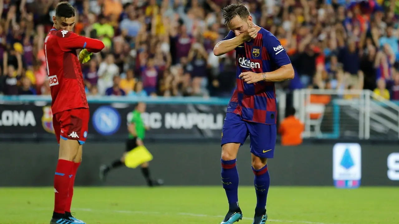 Gelandang Barcelona, Ivan Rakitic.