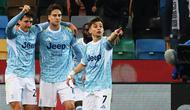Juventus memetik kemenangan 1-0 atas Udinese pada laga pekan ke-29 Serie A di Bluenergy Stadium, Minggu (15/03/2026) dini hari WIB. (Andrea Bressanutti/LaPresse via AP)