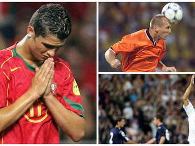 Meskipun berstatus bintang, Cristiano Ronaldo dan sembilan pesepak bola Eropa ini ternayata belum pernah meraih gelar juara Piala Eropa.  