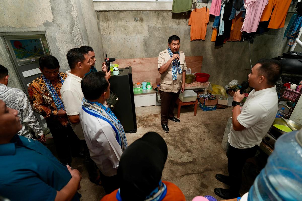 Mendagri Bersama Menteri PKP & Kepala BPS Tinjau Program Perumahan Rakyat di Minahasa