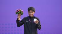 Sanggoe Darma Tanjung yang turun di nomor men’s street mempersembahkan perak untuk Indonesia di Asian Games 2023 (dok NOC Indonesia)