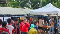 Repnas Jepara dan Caleg PSI Gelar Bazar Sembako dan Cek Kesehatan Gratis