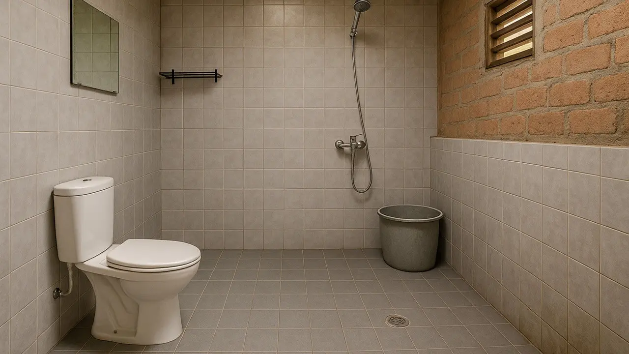 ilustrasi kamar mandi