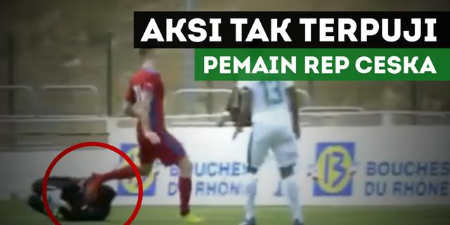 VIDEO: Aksi Tak Terpuji Pemain Rep Ceska kepada Kiper Timnas U-19 Indonesia