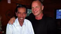 Setelah Sting membuat pernyataan dukungannya untuk capres Jokowi, di sosmed seperti Path, Twitter dan Instagram lalu tersebar foto Jokowi