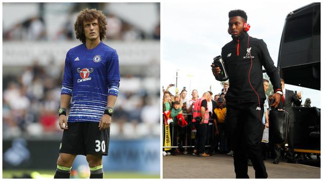 David Luiz Vs Daniel Sturridge (Reuters/Carl Recine/Lee Smith)