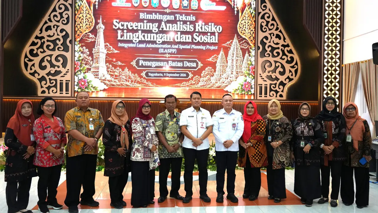 Bimbingan Teknis Skrining Analisis Risiko Lingkungan dan Sosial Penegasan Batas Desa Program ILASPP