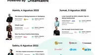 Emtek dan Dreamtalent bekerja sama menyelenggarakan Virtual Job Fair pada 4-6 Agustus 2022.