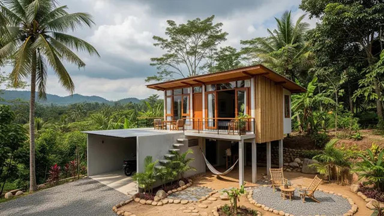 8 Inspirasi Rumah Kecil Bergaya Modern yang Tetap Asri dan Hemat Biaya di Kampung