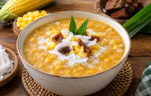 Resep Bubur Jagung Tradisional dengan Gula Merah yang Mudah Dibuat