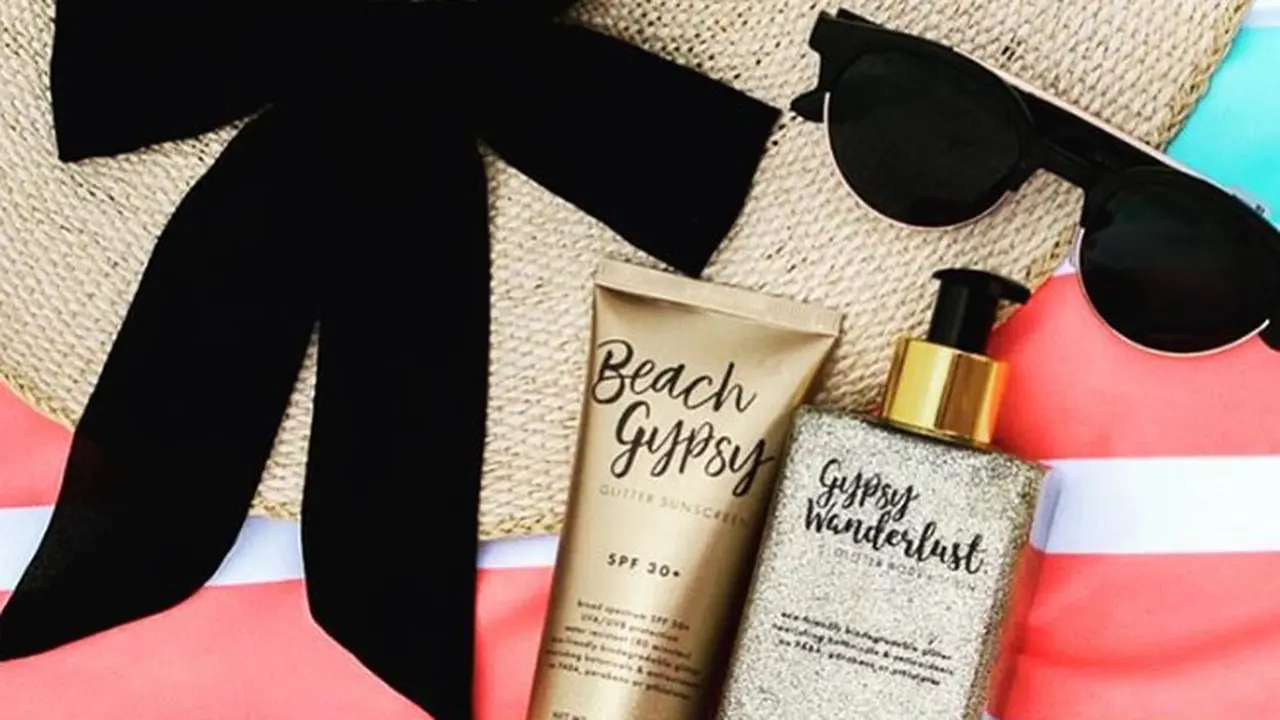 Tabir Surya dengan Glitter, Apakah Aman?