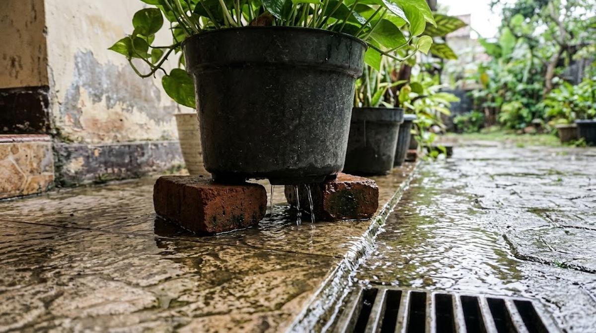 Drainase Pot Bekerja Sempurna