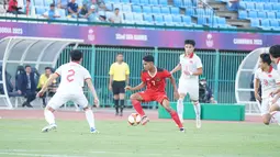 Sementara gol dua gol Vietnam dicetak oleh Nguyen Van Tung (36') dan gol bunuh diri Bagas Kaffa (78'). (Foto:Dok.PSSI)