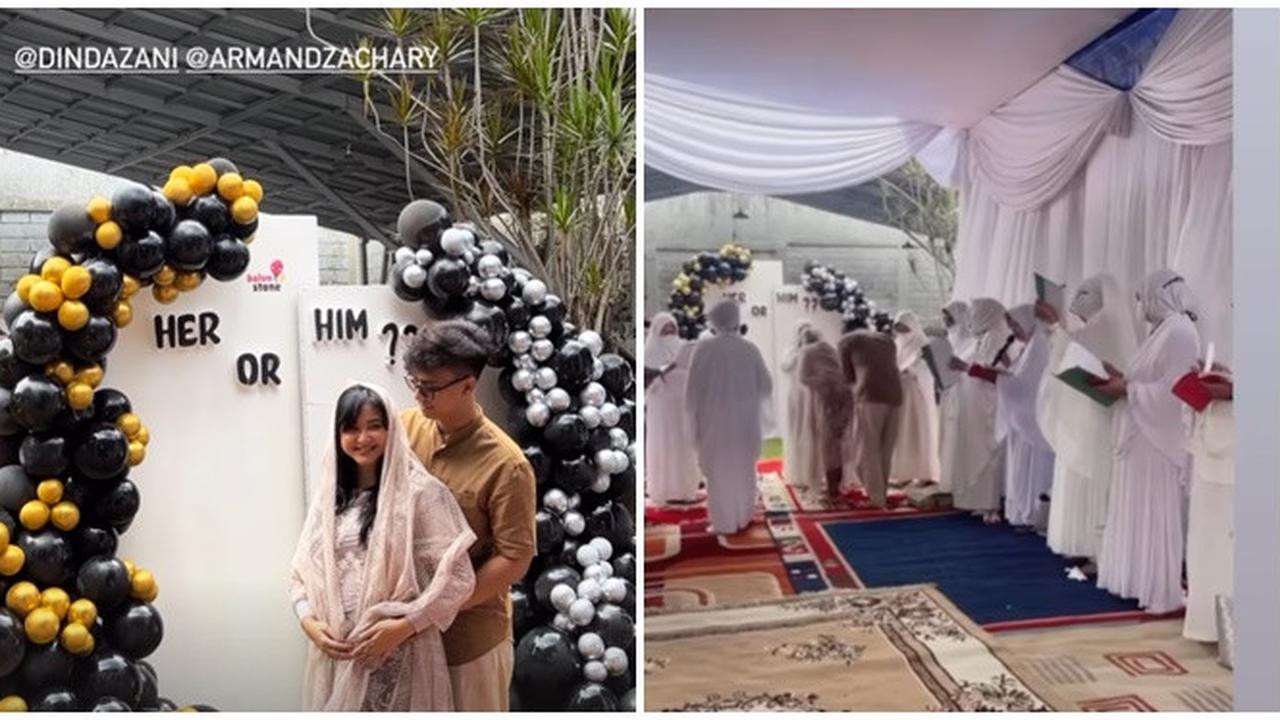Sembunyikan Kabar Hamil, Ini 6 Momen Tasyakuran 4 Bulan Kehamilan Adinda Azani