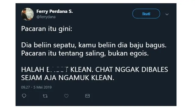 Gaya Pacaran yang Benar Ala Netizen Ini Bikin Senyum-senyum Kecut
