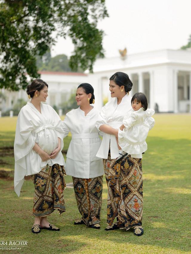 Kahiyang Ayu, Iriana Jokowi, Selvi Ananda, dan Sedah Mirah. (Foto: Dok. Instagram @dierabachir)