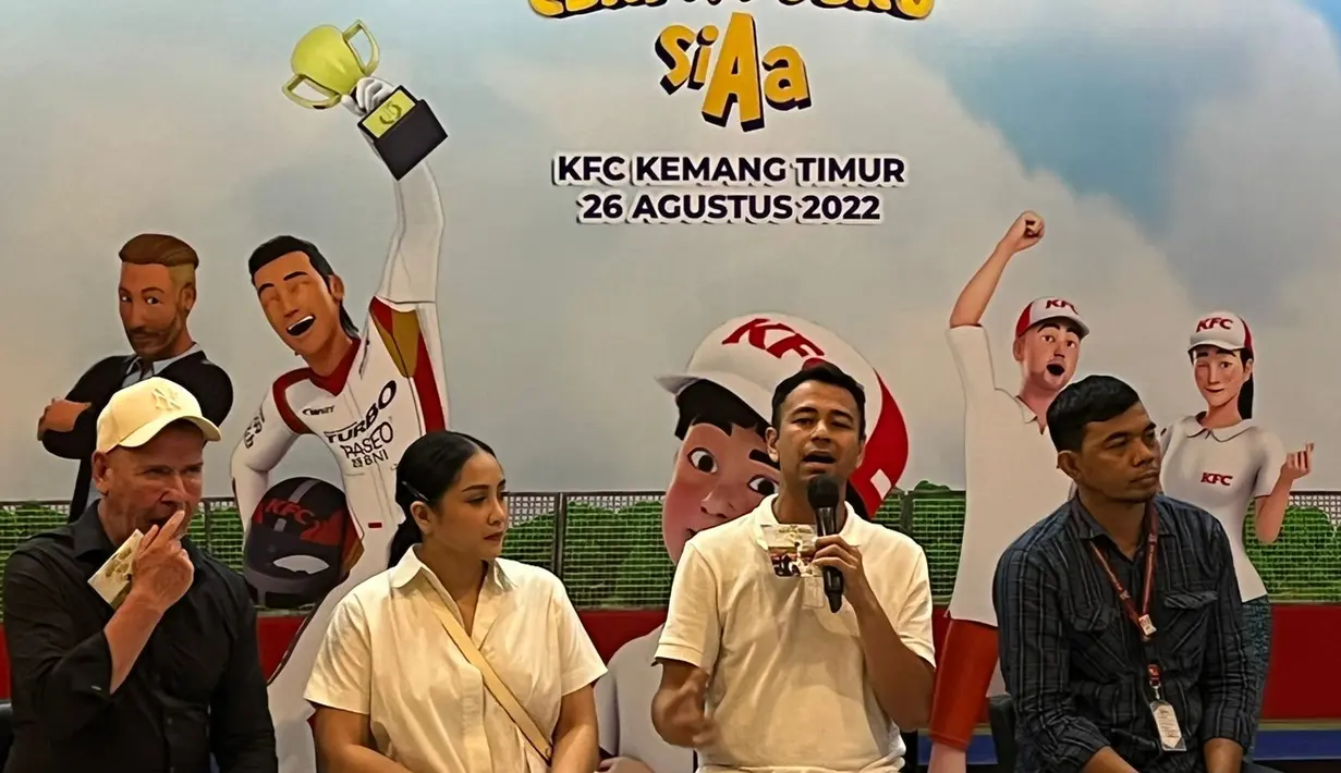 Raffi Ahmad dan Nagita Slavina  mempersembahkan koleksi DVD Animasi Rafathar Malik Ahmad.
