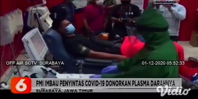 VIDEO: Stok Kosong, PMI Surabaya Imbau Penyintas COVID-19 Sumbangkan Plasma Darah