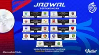Jadwal lengkap BRI Liga 1 Mulai 4-7 November 2021 (sumber : dok.Vidio.com)