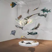 Sebuah pameran seni kontemporer dihadirkan dari limbah pukat ikat di Museum MACAN (dok. Kedubes Australia)