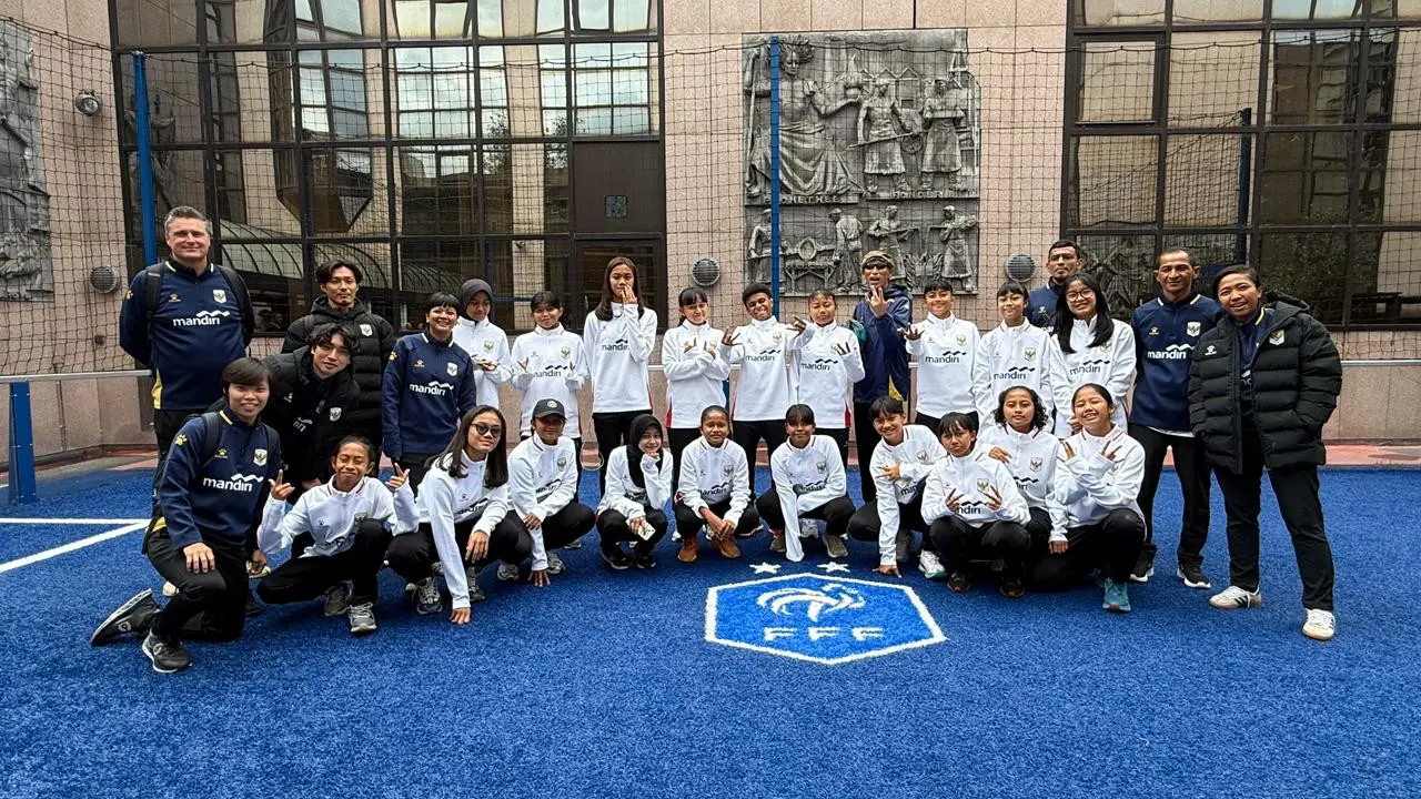 Skuad Timnas Indonesia Putri U-17 di Prancis