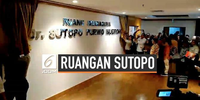 VIDEO: BNPB Resmikan Ruangan Dr Sutopo Purwo Nugroho