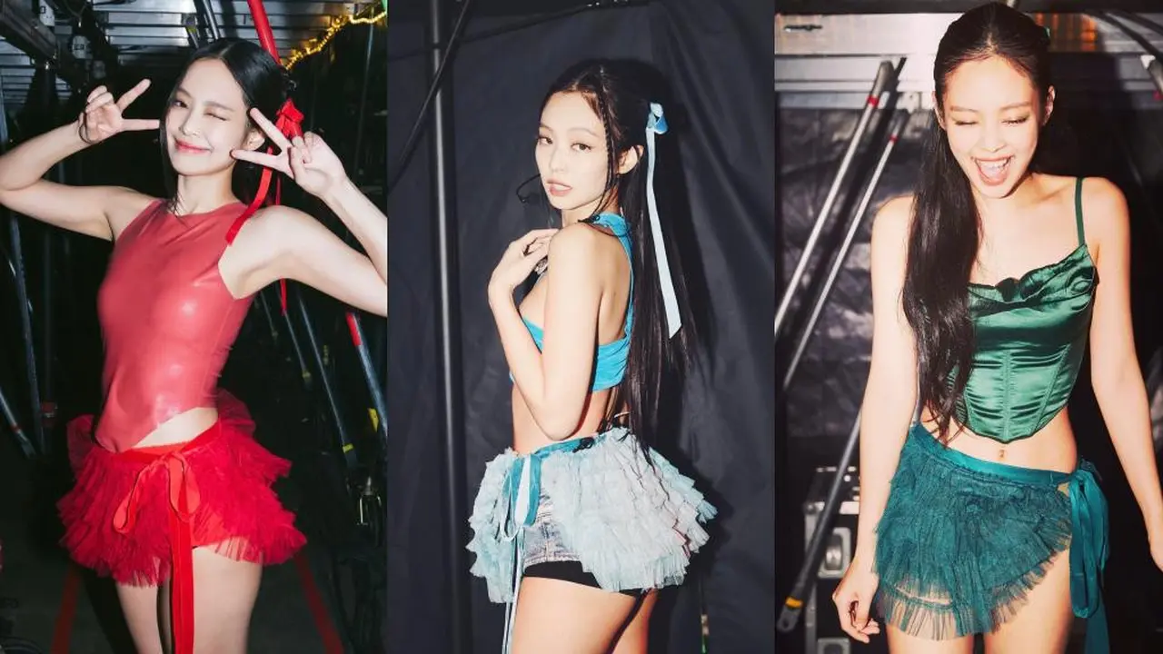 10 Potret Jennie BLACKPINK dengan Balletcore Outfit yang Jadi Tren Selama Tur Dunia BORN PINK