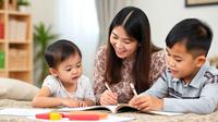 Speech Delay Pengaruhi Keterampilan Sosial Anak, Intervensi Sejak Dini Jadi Kunci. Foto dibuat oleh AI.