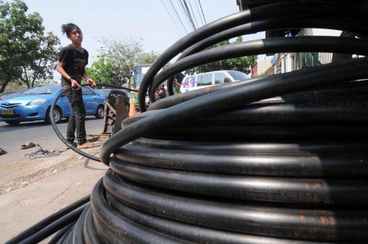 Telkom ganti seluruh kabel tembaga dengan serat optik