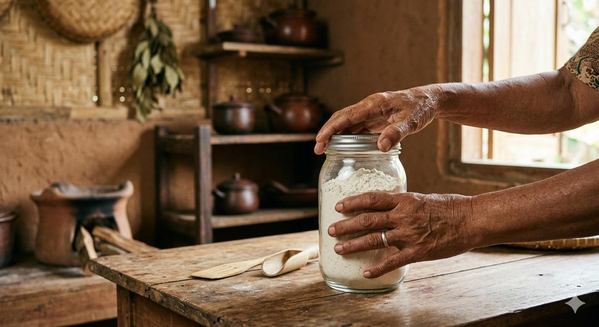 Trik Menyimpan Tepung Mocaf agar Awet dan Tidak Bau Apek. Gemini