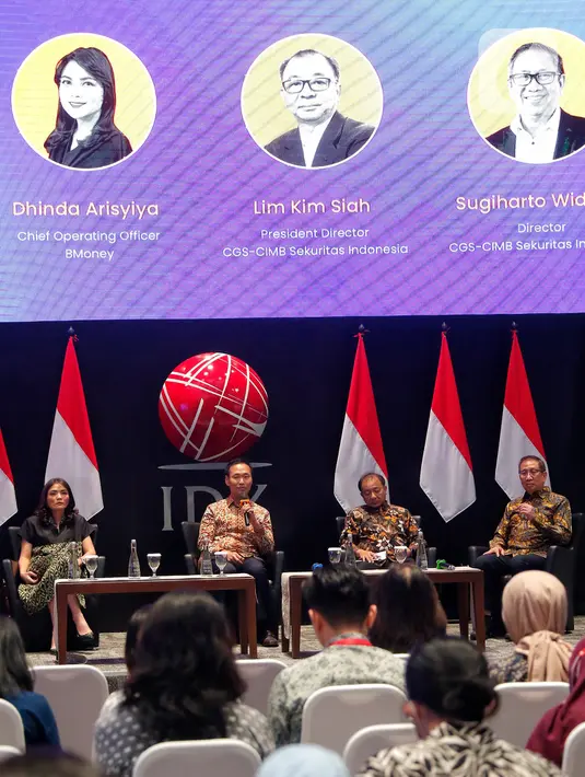 PT Buka Investasi Bersama melalui aplikasi BMoney bekerja sama dengan PT CGS-CIMB Sekuritas Indonesia meluncurkan fitur Saham dan BMoney Privilege. (Liputan6.com/Angga Yuniar)