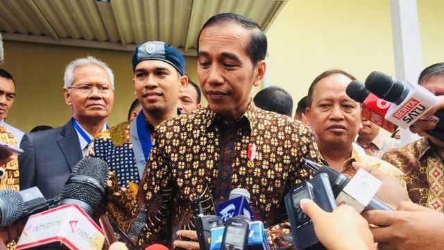 Presiden Jokowi membuka Kongres XXXVI Gerakan Mahasiswa Kristen Indonesia (GMKI).