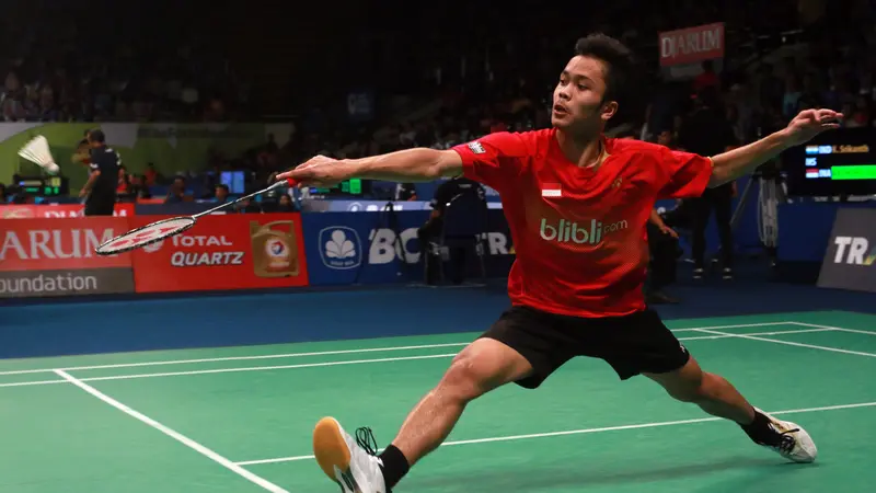 Tunggal putra Indonesia  Anthony Sinisuka Ginting 