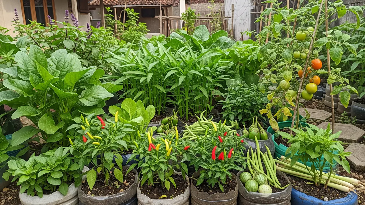 Ide Kebun Mini Rumah yang Menjaga Ketersediaan Sayur Selama Minggu