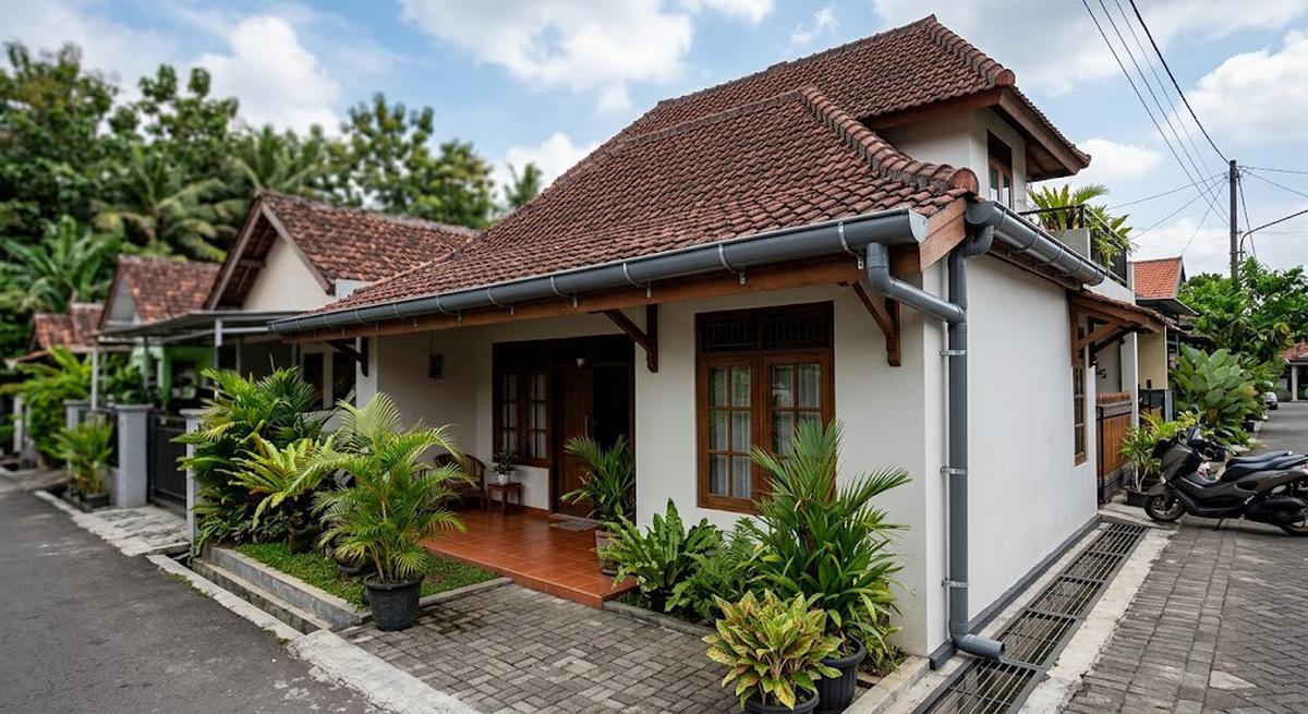Model Talang Air Atap Rumah