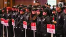 "Dengan mengucap bismillahirrahmanirrahim, kami Menpora mengukuhkan kontingen Indonesia untuk Asian Games 2022 Hangzhou," kata Dito. (Liputan6.com/Faizal Fanani)