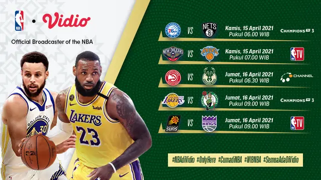 Jadwal NBA Pekan ke-17
