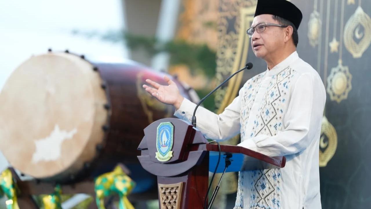 Mendagri Tito Karnavian saat Penutupan Kepulauan Riau Ramadan Fair Tahun 2026 di halaman Gedung Dekranasda, Kota Tanjungpinang